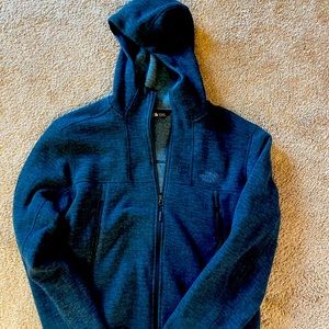 North Face hooded fleece